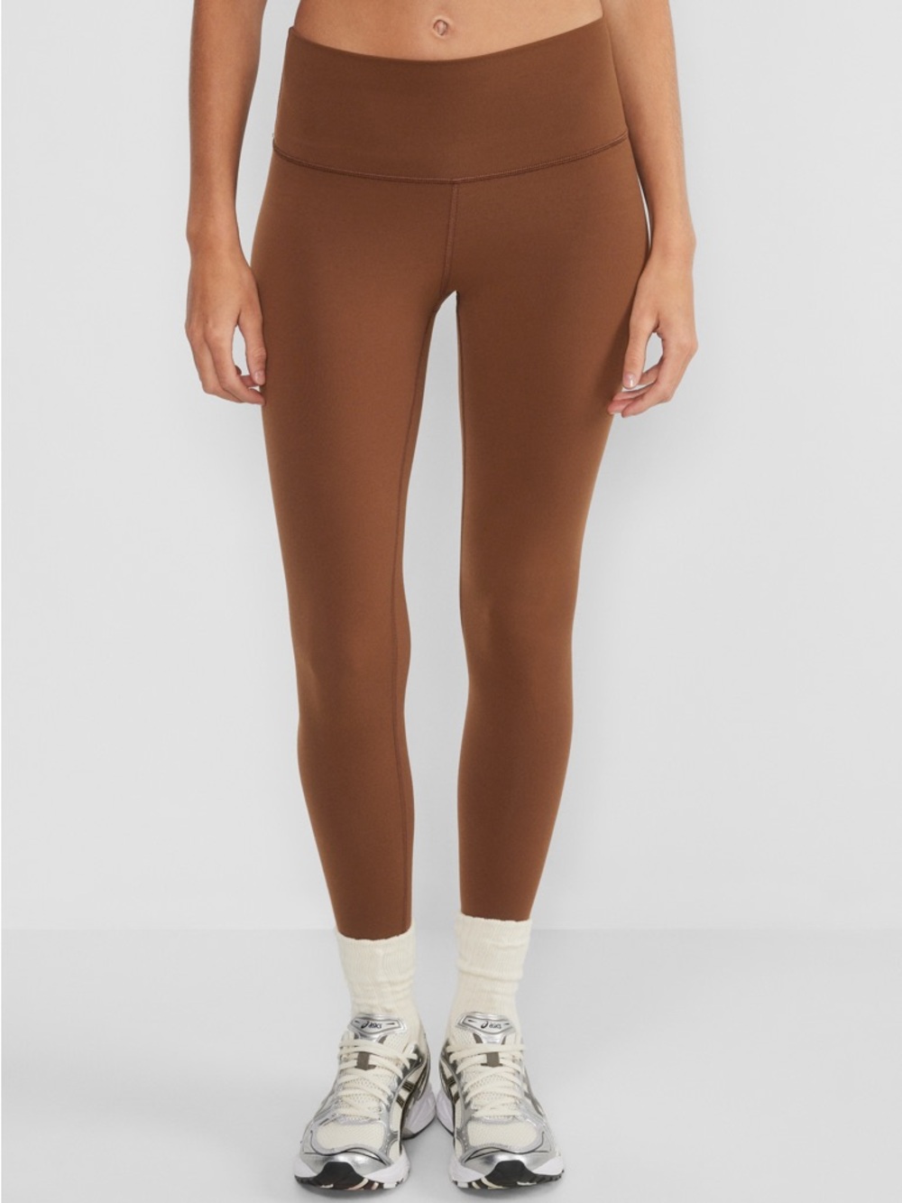 TNA High-Rise Butter Chocolate Brown Leggings